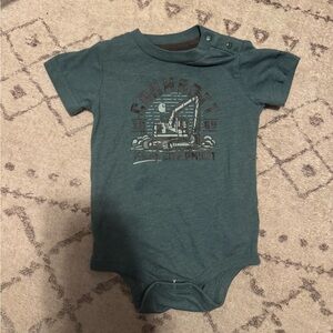 Baby boy 12 month carhartt shirt onesie